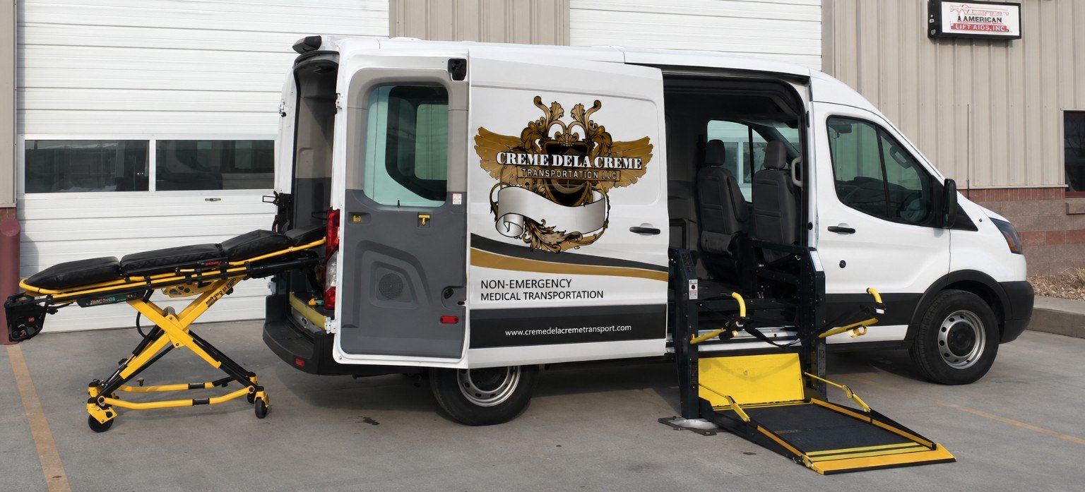 Stretcher transportation van
